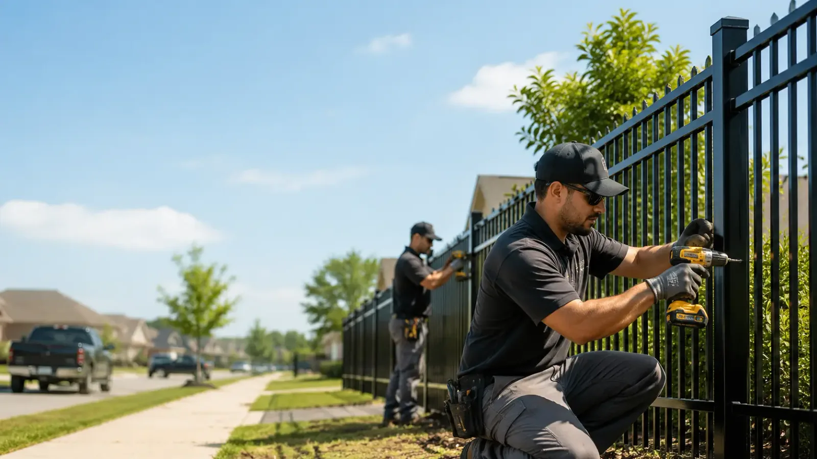 Metal Fence Installation in Guthrie, KY
